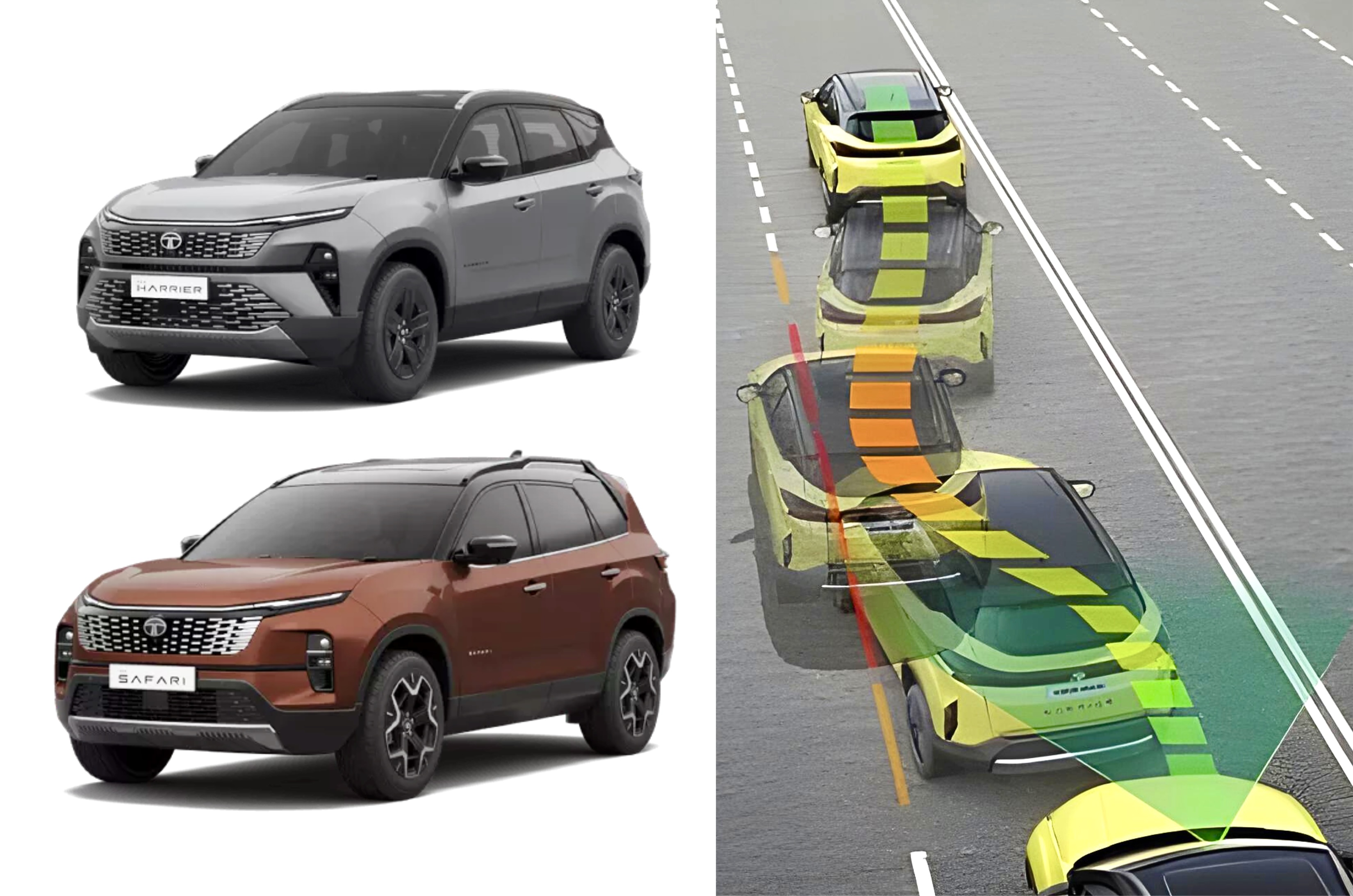 All Harrier trims now get Ash Grey finish; Supernova Copper now on the top-spec Safari too.